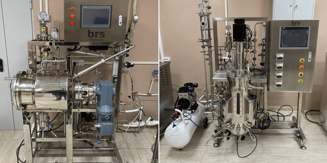 Solid state fermentation 20 liters bioreactor and standard 30 liters bioreactor