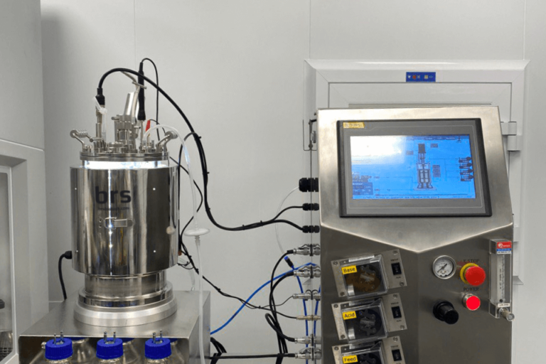 Glass photobioreactor 5L